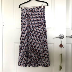 ZARA printed patten skirt